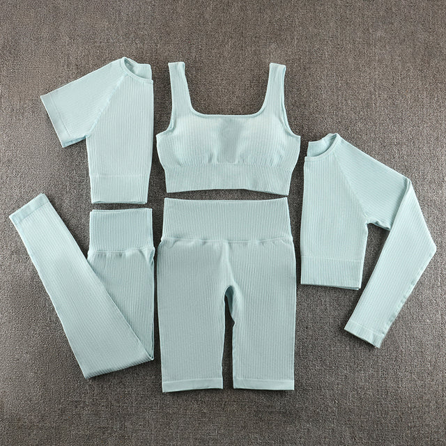 Seamless Yoga Set Sportswear Gym Clothing Workout Clothes