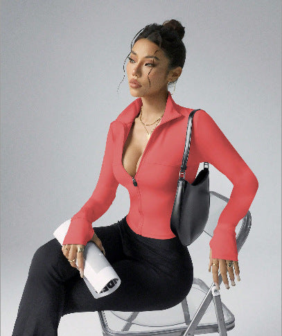 Sports Sun-protective Breathable Jacket With A Zipper