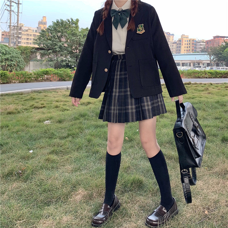 JK Uniform Student Versatile Long Sleeve Jacket Woman