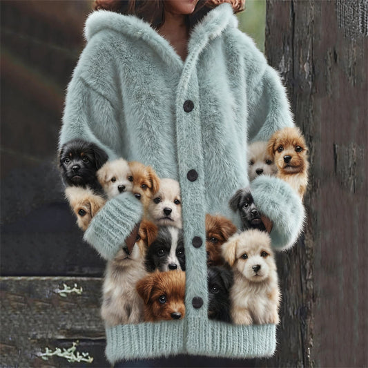 3D printed Casual Hoodie Cloak Jacket