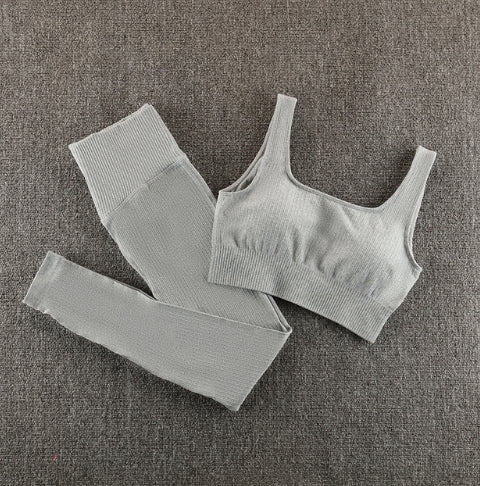 Seamless Yoga Set Sportswear Gym Clothing Workout Clothes