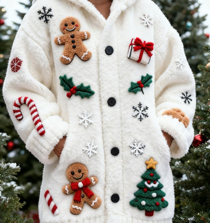 Casual Hoodie With A 3D Cat Pattern