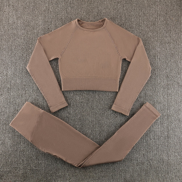 Seamless Yoga Set Sportswear Gym Clothing Workout Clothes